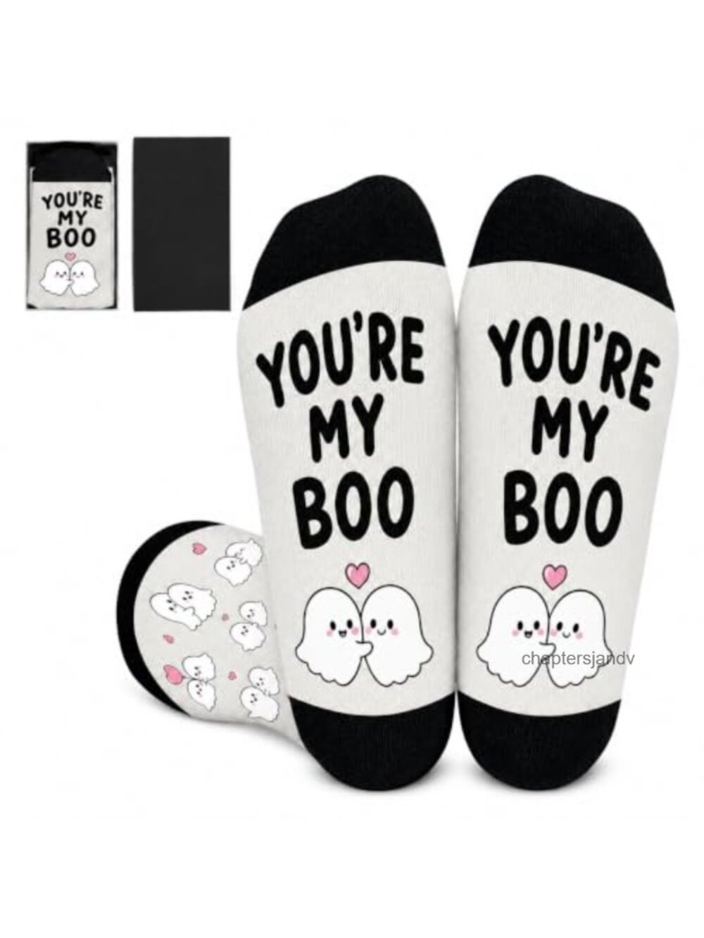 You Are My Boo Couple Socks Cotton Halloween Gift for Him Her